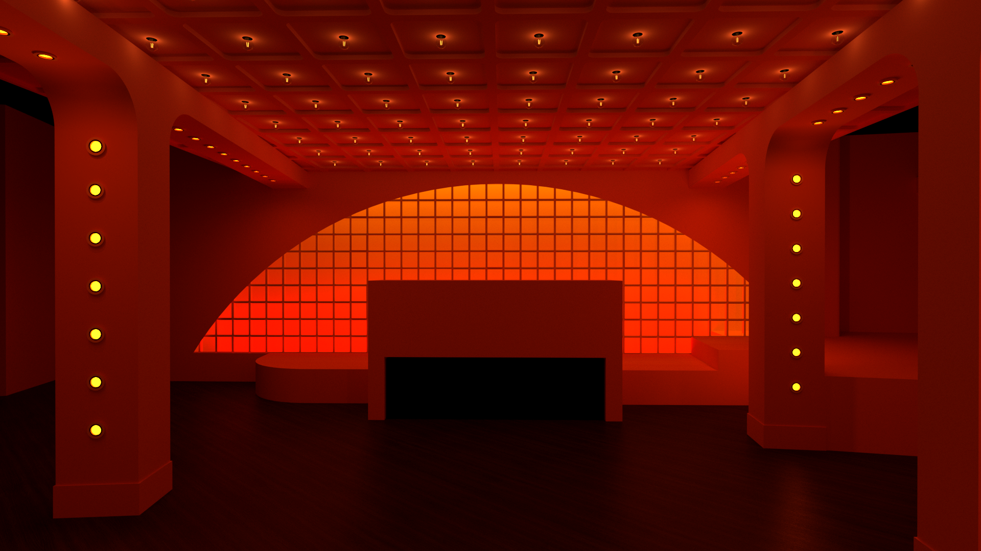 La Fête — rendu 3D du dancefloor