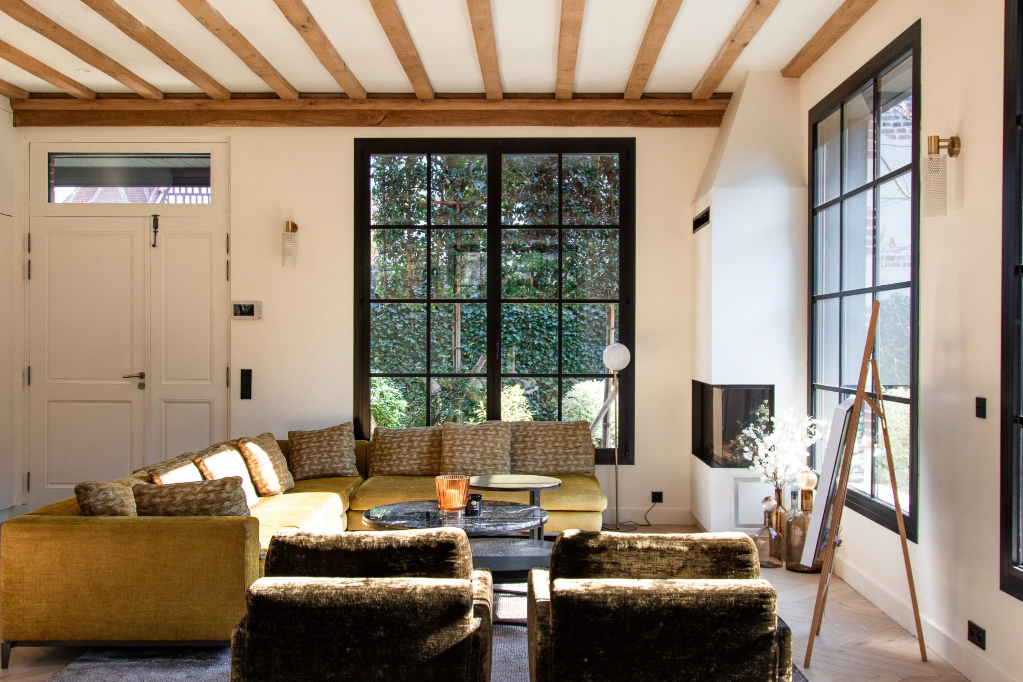 Norman House — séjour ouvert sur le jardin