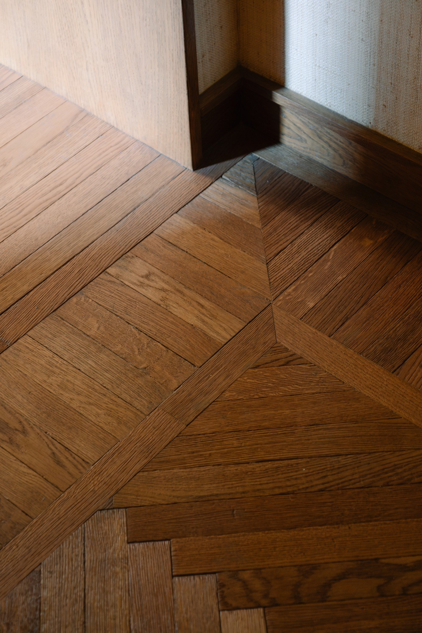Villa Mauresque — détail du dessin de parquet
