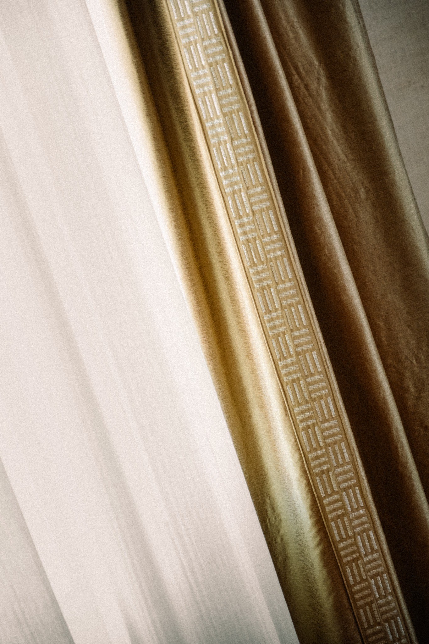 Villa Mauresque — détail de textile et passementerie
